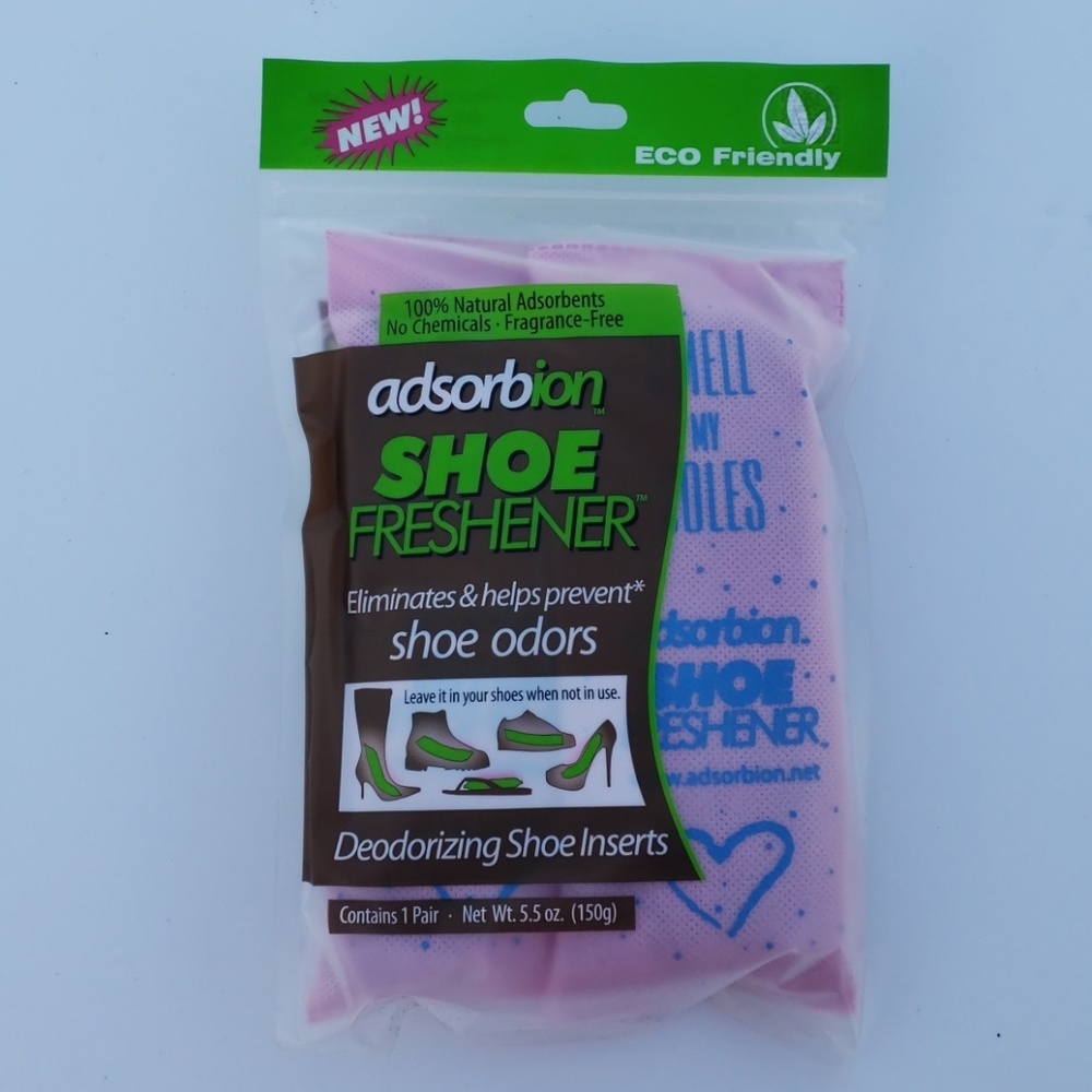 Adsorbion shoe fresheners PINK  NEW IN BAG